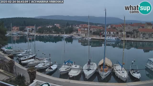 Spletna kamera Vrboska | Otok Hvar | Hrvaška