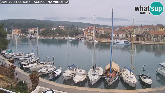 Spletna kamera Vrboska | Otok Hvar | Hrvaška