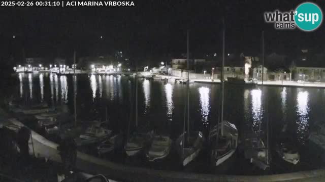 Spletna kamera Vrboska | Otok Hvar | Hrvaška