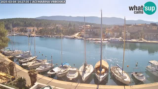 Spletna kamera Vrboska | Otok Hvar | Hrvaška