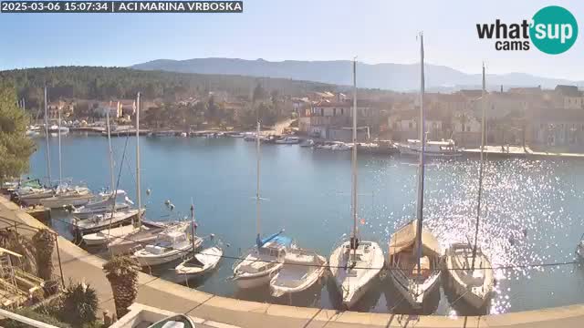 Spletna kamera Vrboska | Otok Hvar | Hrvaška