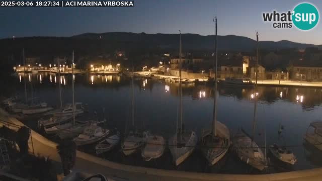 Spletna kamera Vrboska | Otok Hvar | Hrvaška