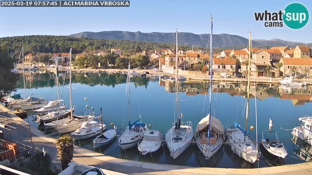 Spletna kamera Vrboska | Otok Hvar | Hrvaška