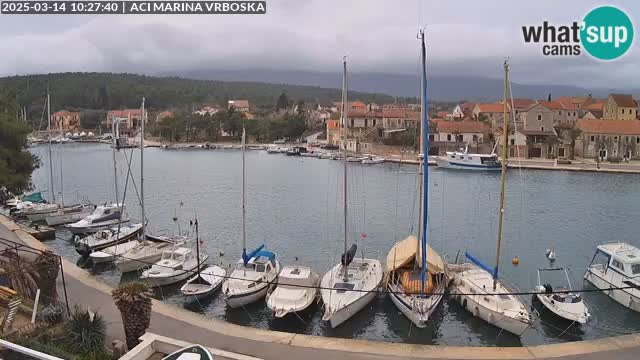 Spletna kamera Vrboska | Otok Hvar | Hrvaška