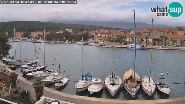 Spletna kamera Vrboska | Otok Hvar | Hrvaška