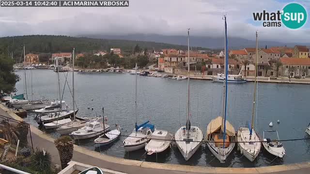 Spletna kamera Vrboska | Otok Hvar | Hrvaška