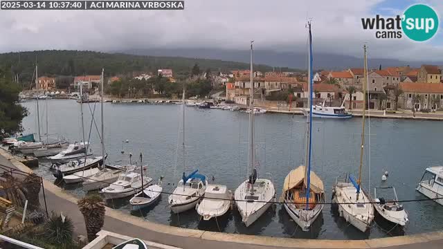 Spletna kamera Vrboska | Otok Hvar | Hrvaška