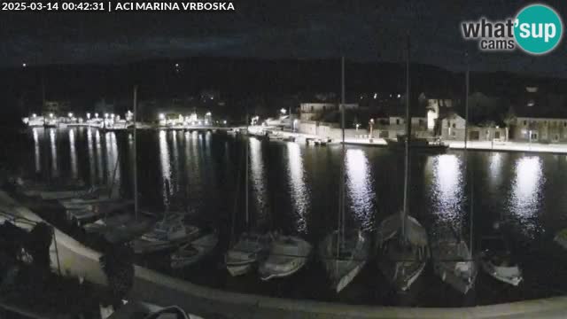 Spletna kamera Vrboska | Otok Hvar | Hrvaška