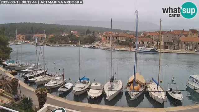 Spletna kamera Vrboska | Otok Hvar | Hrvaška