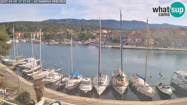 Spletna kamera Vrboska | Otok Hvar | Hrvaška