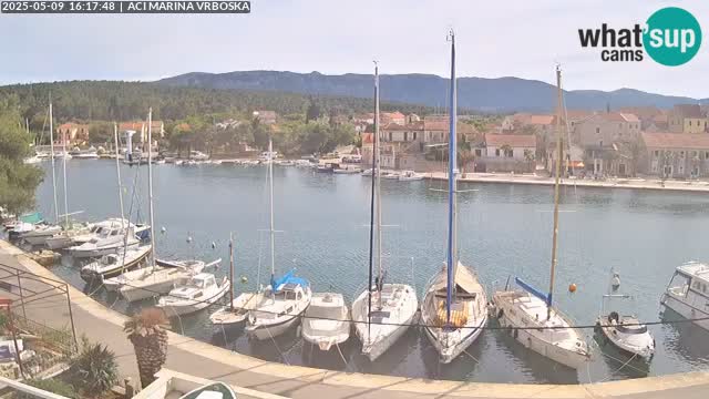 Spletna kamera Vrboska | Otok Hvar | Hrvaška