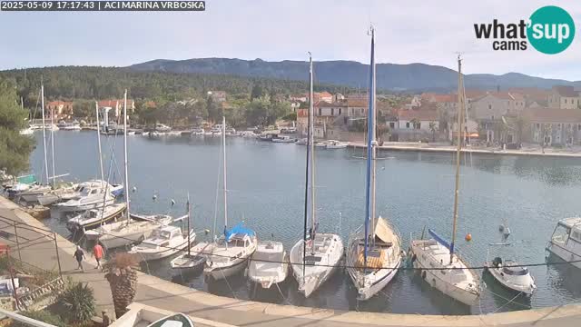 Spletna kamera Vrboska | Otok Hvar | Hrvaška