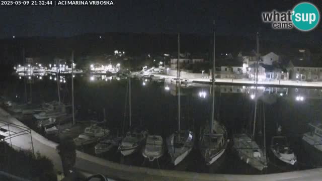 Spletna kamera Vrboska | Otok Hvar | Hrvaška