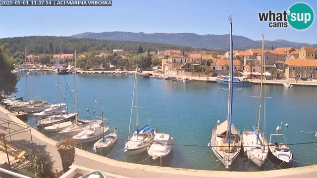 Spletna kamera Vrboska | Otok Hvar | Hrvaška