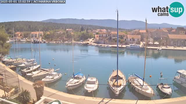 Spletna kamera Vrboska | Otok Hvar | Hrvaška