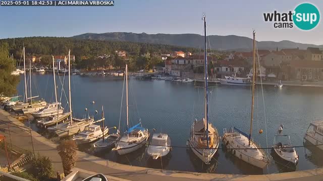 Spletna kamera Vrboska | Otok Hvar | Hrvaška