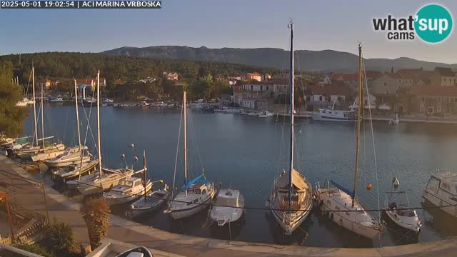 Spletna kamera Vrboska | Otok Hvar | Hrvaška