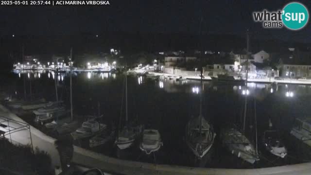 Spletna kamera Vrboska | Otok Hvar | Hrvaška