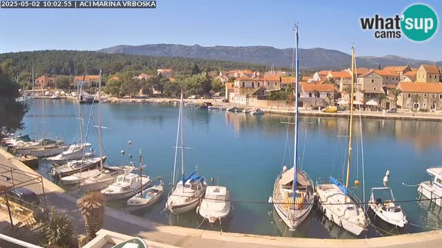 Spletna kamera Vrboska | Otok Hvar | Hrvaška