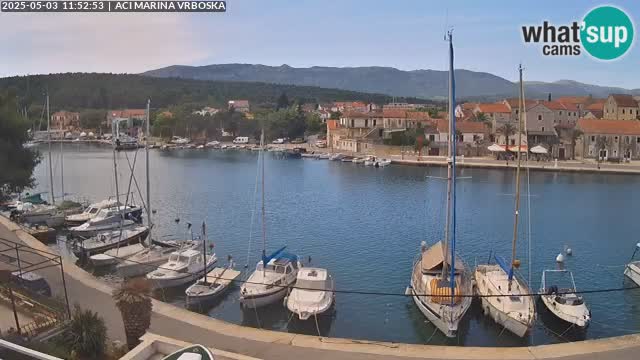 Spletna kamera Vrboska | Otok Hvar | Hrvaška