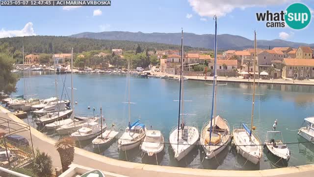 Spletna kamera Vrboska | Otok Hvar | Hrvaška