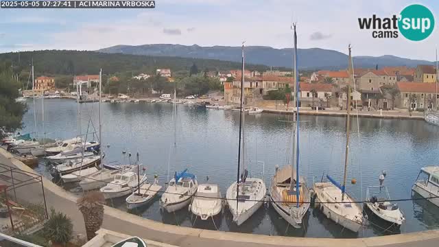 Spletna kamera Vrboska | Otok Hvar | Hrvaška