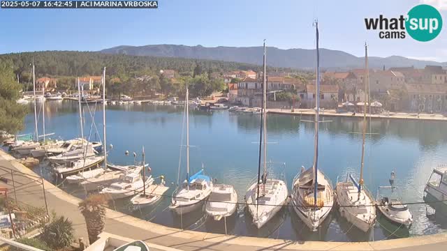 Spletna kamera Vrboska | Otok Hvar | Hrvaška