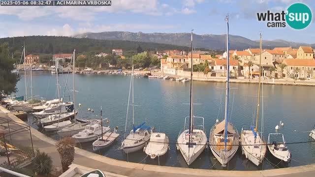 Spletna kamera Vrboska | Otok Hvar | Hrvaška
