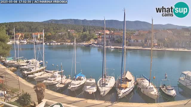 Spletna kamera Vrboska | Otok Hvar | Hrvaška