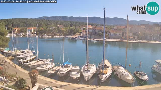 Spletna kamera Vrboska | Otok Hvar | Hrvaška