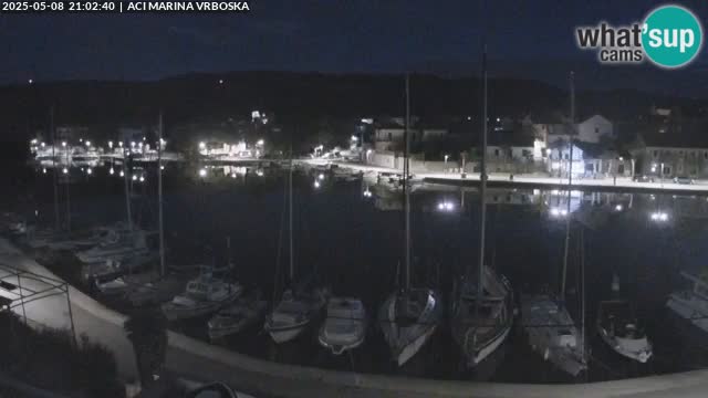 Spletna kamera Vrboska | Otok Hvar | Hrvaška