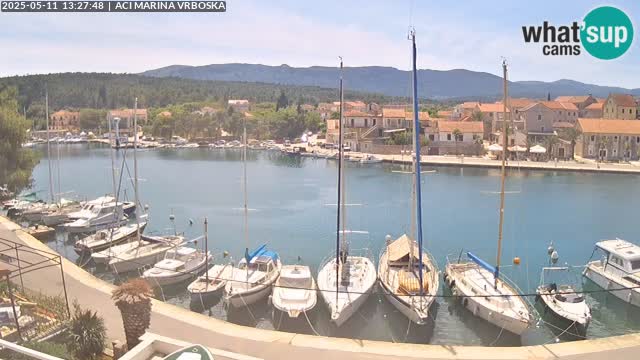 Spletna kamera Vrboska | Otok Hvar | Hrvaška