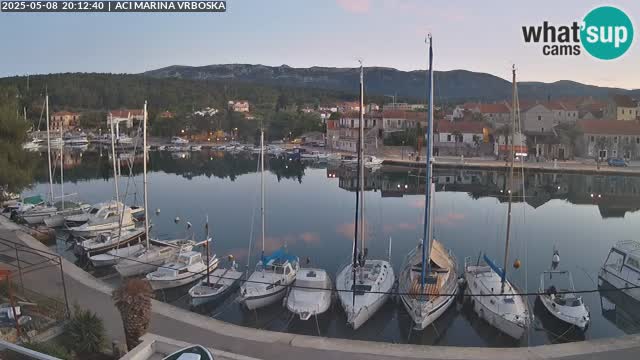 Spletna kamera Vrboska | Otok Hvar | Hrvaška