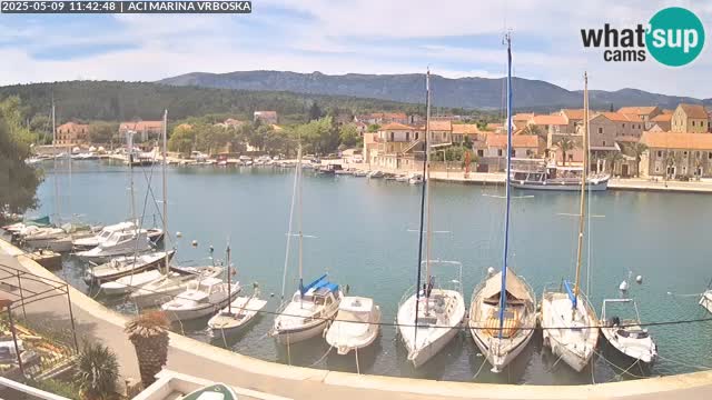 Spletna kamera Vrboska | Otok Hvar | Hrvaška