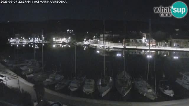 Spletna kamera Vrboska | Otok Hvar | Hrvaška