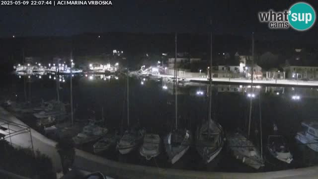 Spletna kamera Vrboska | Otok Hvar | Hrvaška