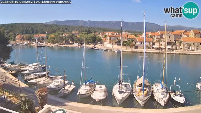 Spletna kamera Vrboska | Otok Hvar | Hrvaška