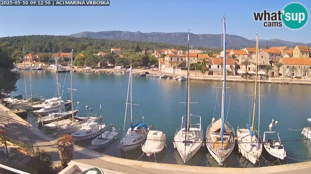 Vrboska livecam | Isola di Hvar | Croazia