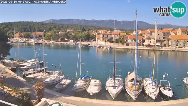 Spletna kamera Vrboska | Otok Hvar | Hrvaška
