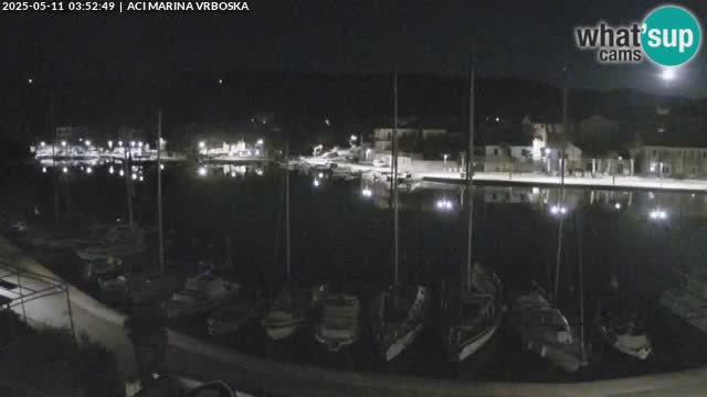 Spletna kamera Vrboska | Otok Hvar | Hrvaška