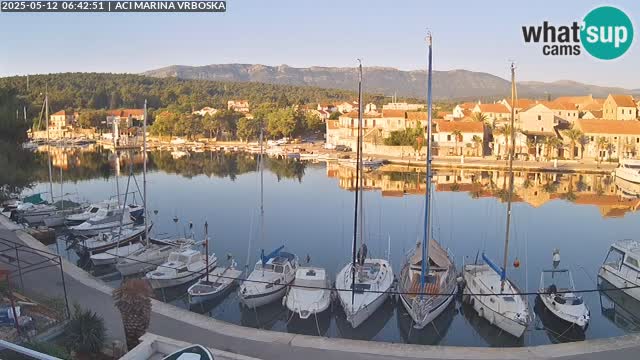 Spletna kamera Vrboska | Otok Hvar | Hrvaška