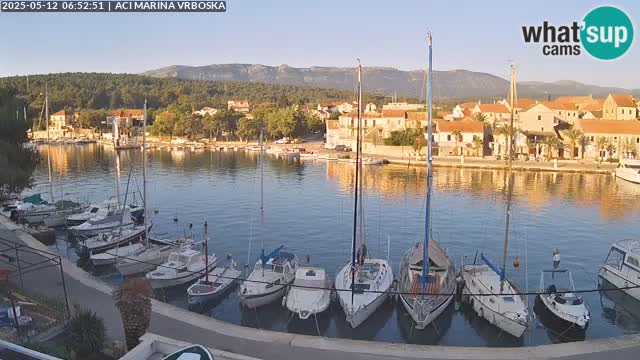 Spletna kamera Vrboska | Otok Hvar | Hrvaška