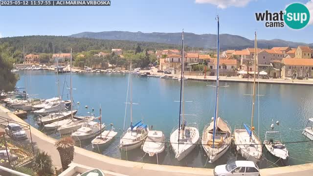 Spletna kamera Vrboska | Otok Hvar | Hrvaška