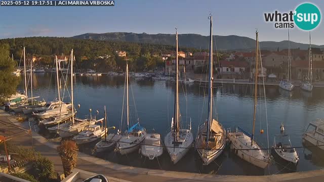 Spletna kamera Vrboska | Otok Hvar | Hrvaška