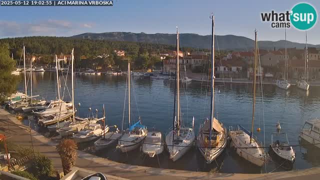 Spletna kamera Vrboska | Otok Hvar | Hrvaška