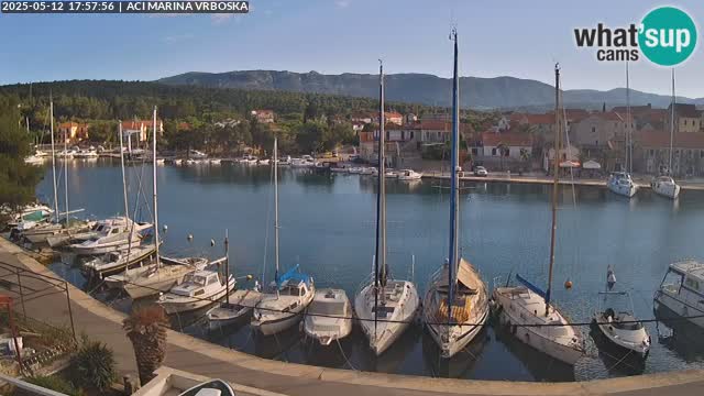 Spletna kamera Vrboska | Otok Hvar | Hrvaška