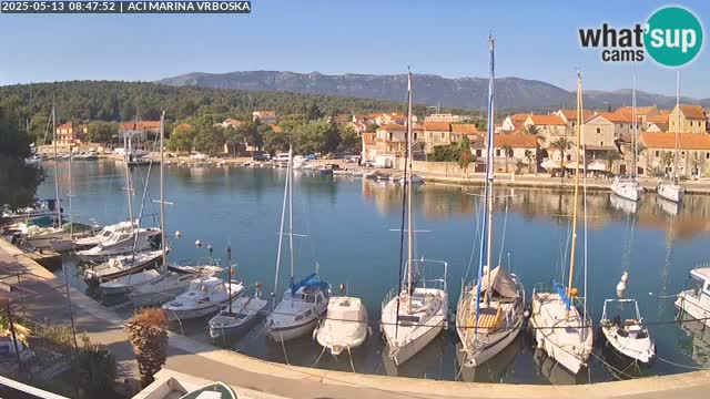 Spletna kamera Vrboska | Otok Hvar | Hrvaška