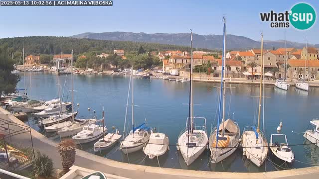 Spletna kamera Vrboska | Otok Hvar | Hrvaška