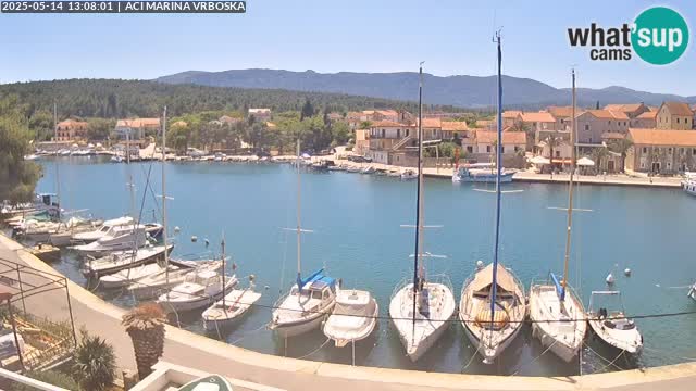 Spletna kamera Vrboska | Otok Hvar | Hrvaška