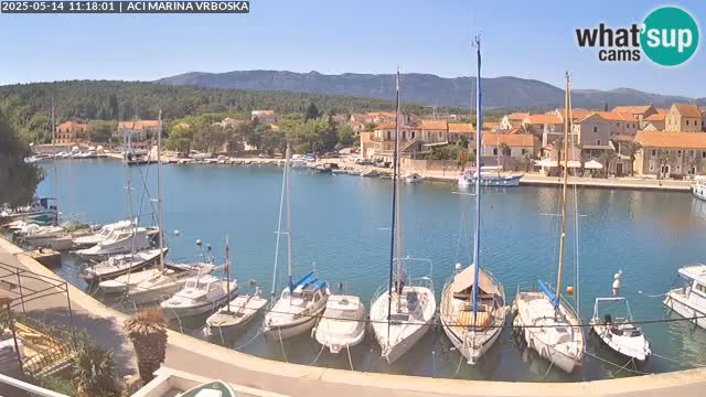 Spletna kamera Vrboska | Otok Hvar | Hrvaška